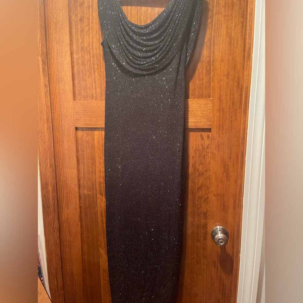 Nights Way Collection size 6 long black dress